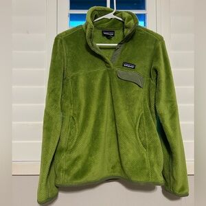 Patagonia Lime Green Fleece Jacket